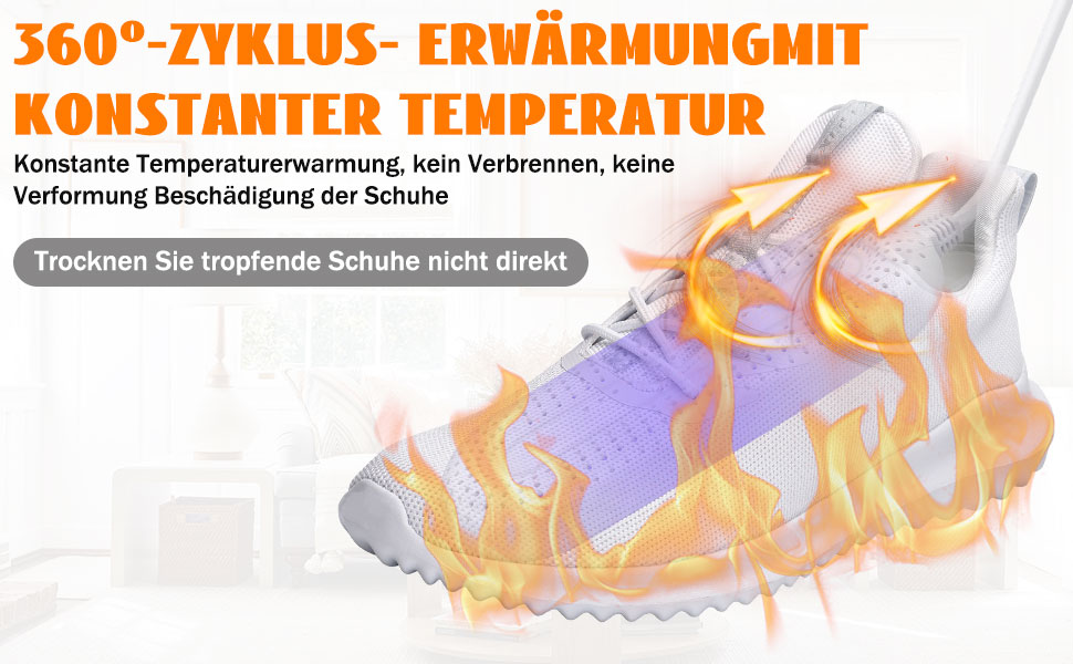 Електричний сушильник для взуття Herbst: 3 режими, таймер, антибактеріальний, для дитячого та гірськолижного взуття