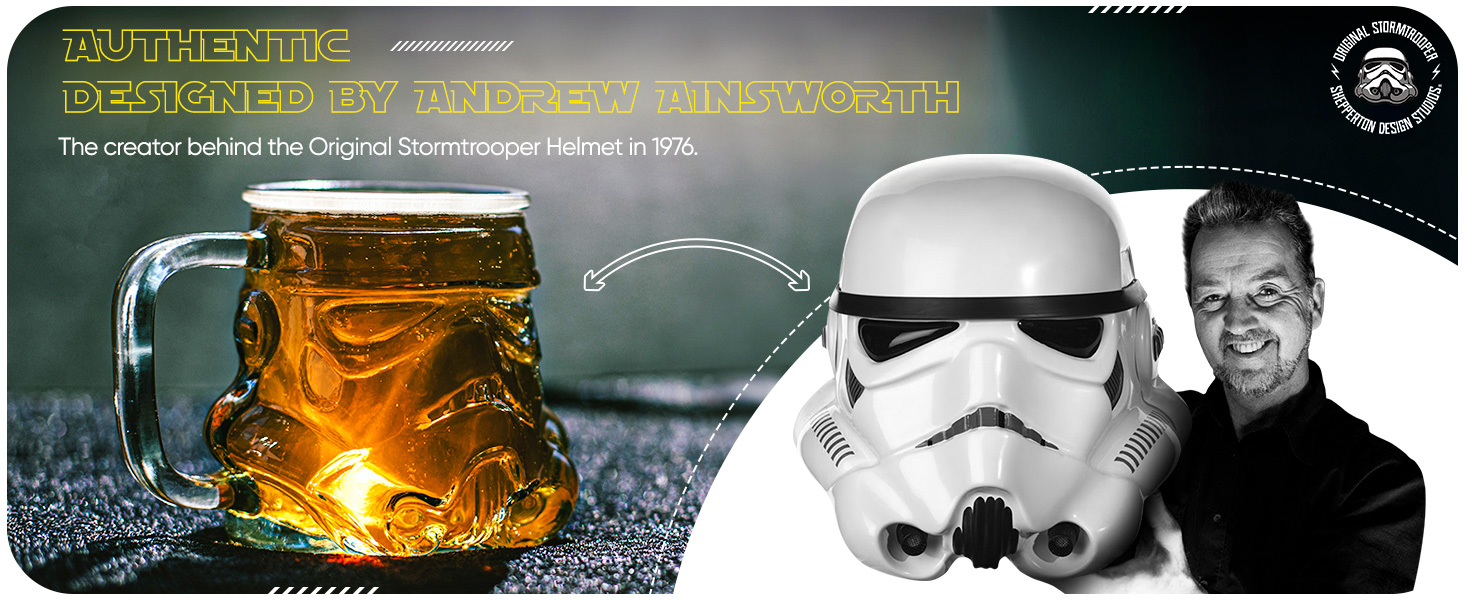 Пивний кухоль Stormtrooper (Зоряні війни) прозорий, 600 мл – оригінальний подарунок для фанатів