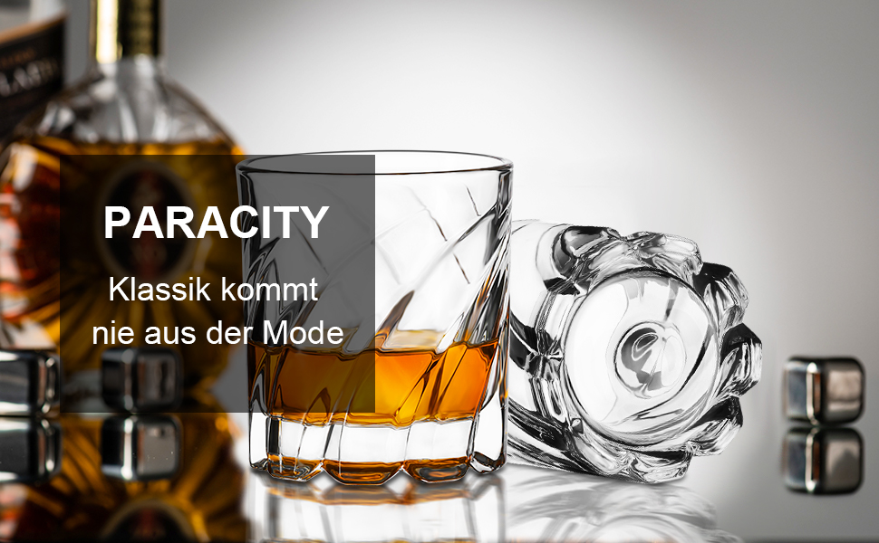Набір склянок для віскі ParaCity - 2 шт., поворотні, вінтажні, для коктейлів та текіли, набір для бару та вечірок, подарунок для чоловіків