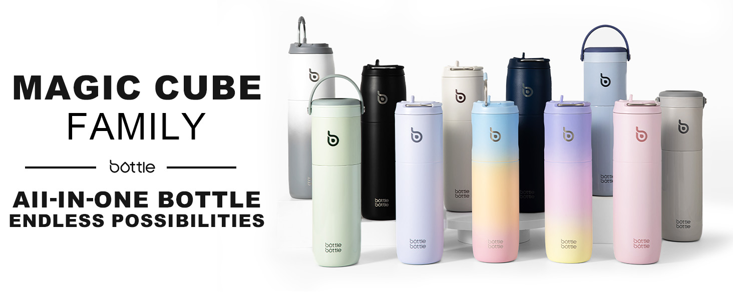 Термос-пляшка bottlebottle 946 мл із нержавіючої сталі з трубочкою та ручкою, ізольована, подвійні стінки, для спорту, подорожей, BPA-free, індиго