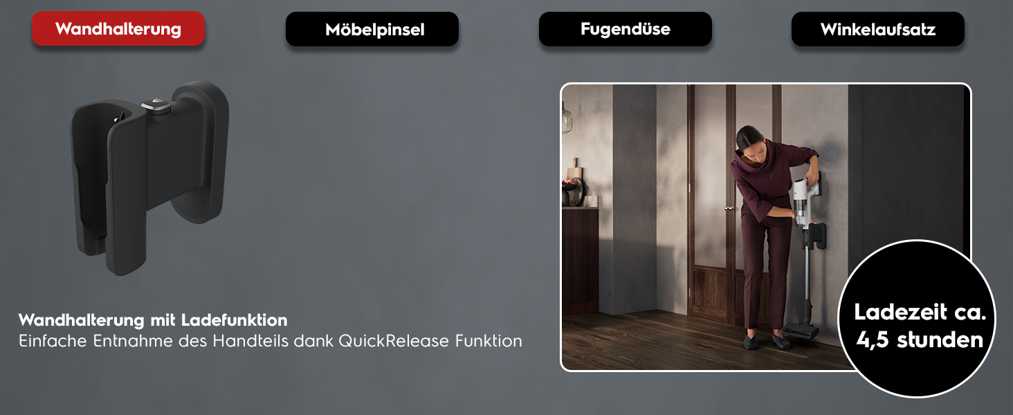 Бездротовий пилосос AEG Hygienic 7000: потужний, легкий, для алергіків, 40 хв роботи, 120 м², 5-ступенева фільтрація, для всіх поверхонь, автоматичний режим, з аксесуарами