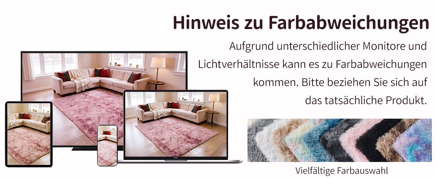Килим круглий 100 см, миючий, антиковзний, високий ворс, для дитячої кімнати, м'який плюшевий килим (Батік Рожево-ліловий, 160x230 см, прямокутний)
