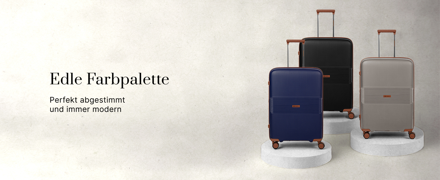 Набір валіз Cappuccino Eco Edition 3-в-1: розширювані, з TSA-замком та подвійними колесами