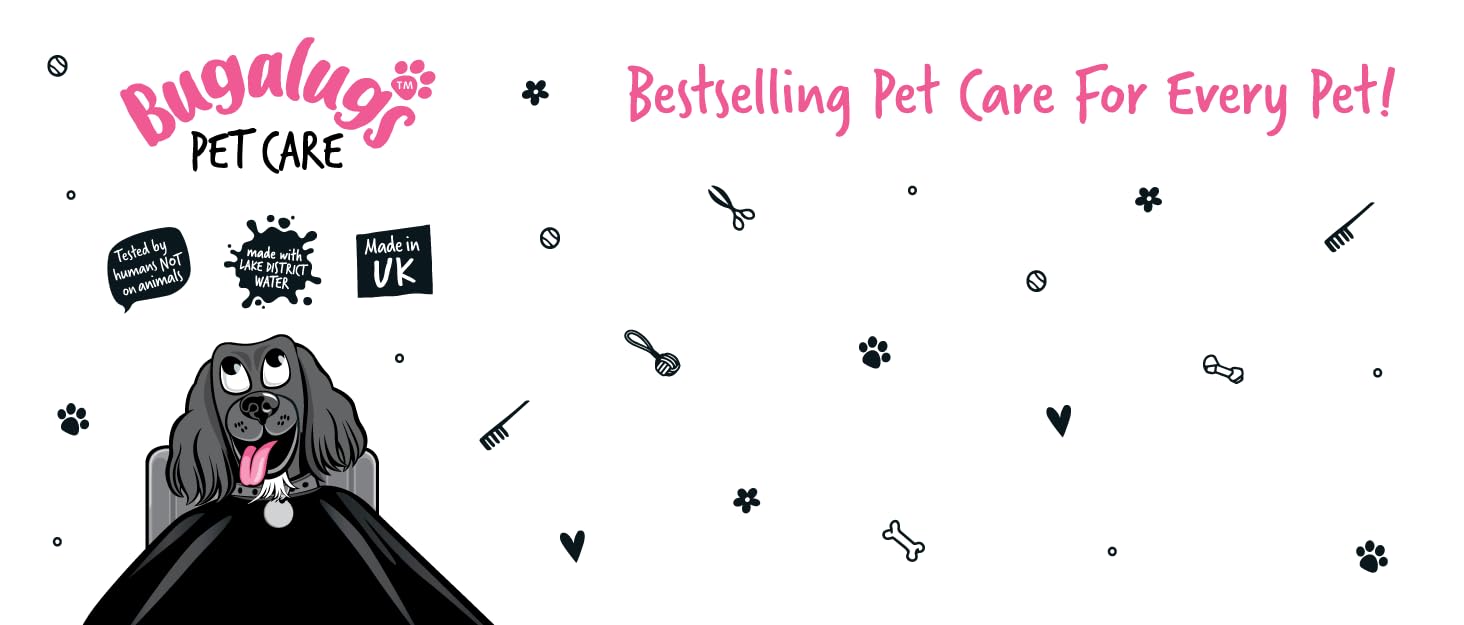 Bugalugs Щітка для грумінгу домашніх тварин: двосторонній вичісування та видалення підшерстка, для собак та котів