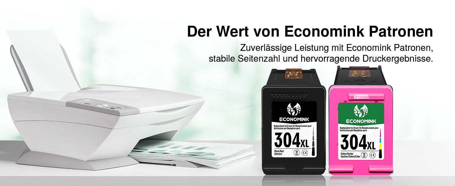 Картриджі 304XL для принтерів HP Envy 5000, DeskJet 2600, 3700 серій (чорний та кольоровий), комплект 2 шт.