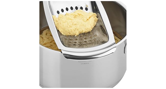 Терка для шпецле WMF Spätzle-Profi 35x14 см, нержавіюча сталь Cromargan, з лопаткою, підвісний жолоб, можна мити в посудомийній машині