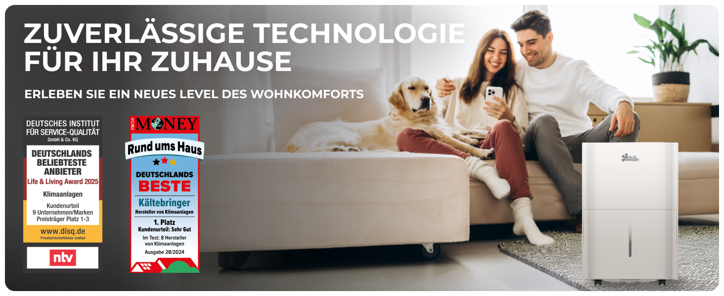 Зволожувач повітря Kältebringer - LED дисплей, Wi-Fi, керування через додаток, тихий та енергоефективний, захист від вологи та плісняви (20L)