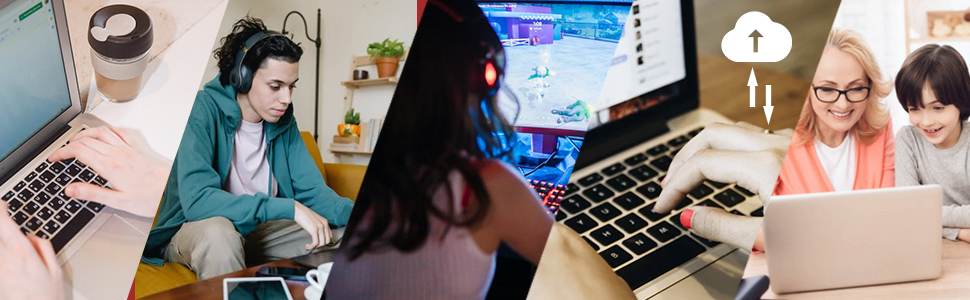 Зовнішній DVD-привід USB 3.0 та USB-C, CD/DVD Brenner для ноутбука та ПК (Windows, macOS, Linux), білий