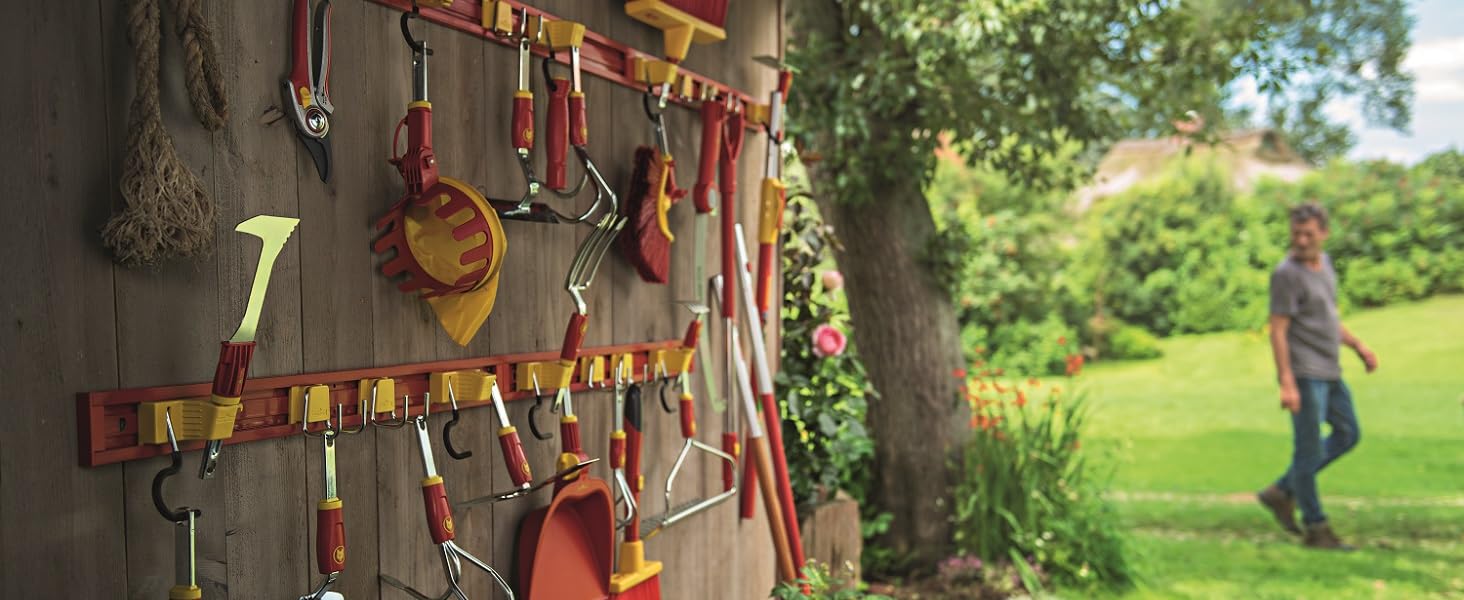 Вертикутер-ролик WOLF-Garten multi-star UR-M 3, ручний, червоний, 30x60x16 см