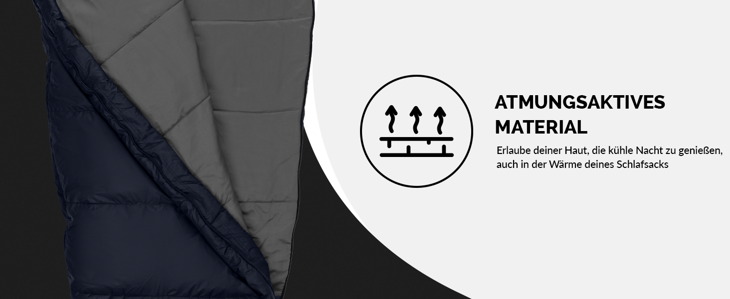 Спальний мішок Mumienschlafsack для 3-4 сезонів, 8°C/-5°C, блакитний, 80x220 см, з подушкою, для жінок та чоловіків