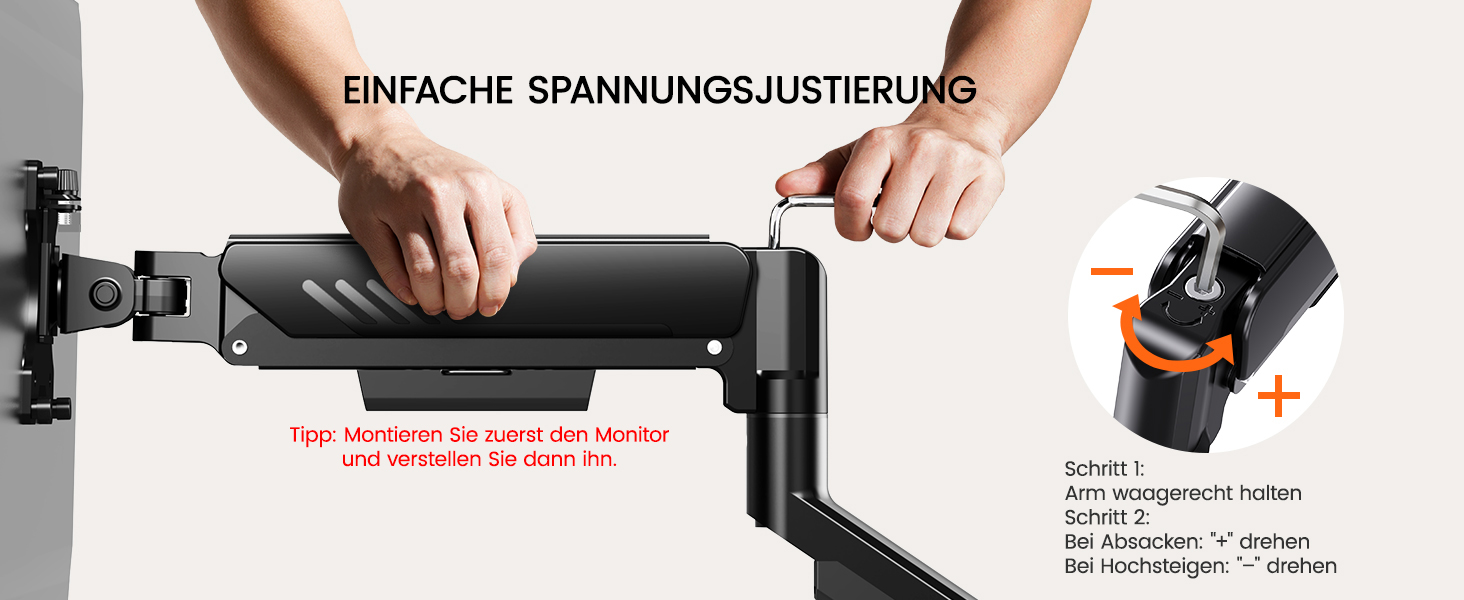 Кріплення для монітора ErGear 2 монітори, регульоване, для екранів 13-32