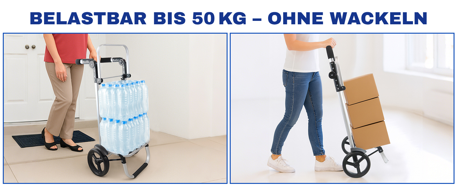 Allyson® Розкладний візок для покупок: велика місткість 56л, водовідштовхувальний, міцний (до 50кг), з термосумкою та світловідбивачами – чорний