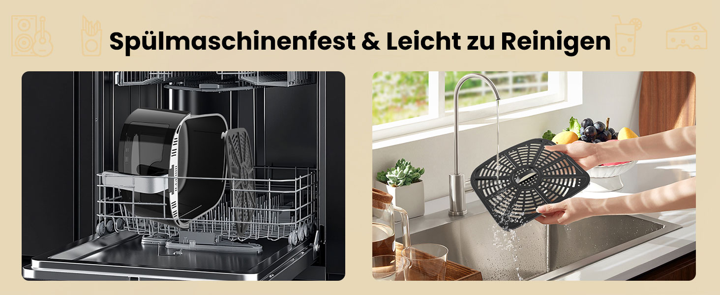 G12 Ultra 8.5L Air Fryer XL with Window - 1785W Electric Air Fryer with LED Touchscreen, 12 Functions, Dishwasher-Safe Baskets