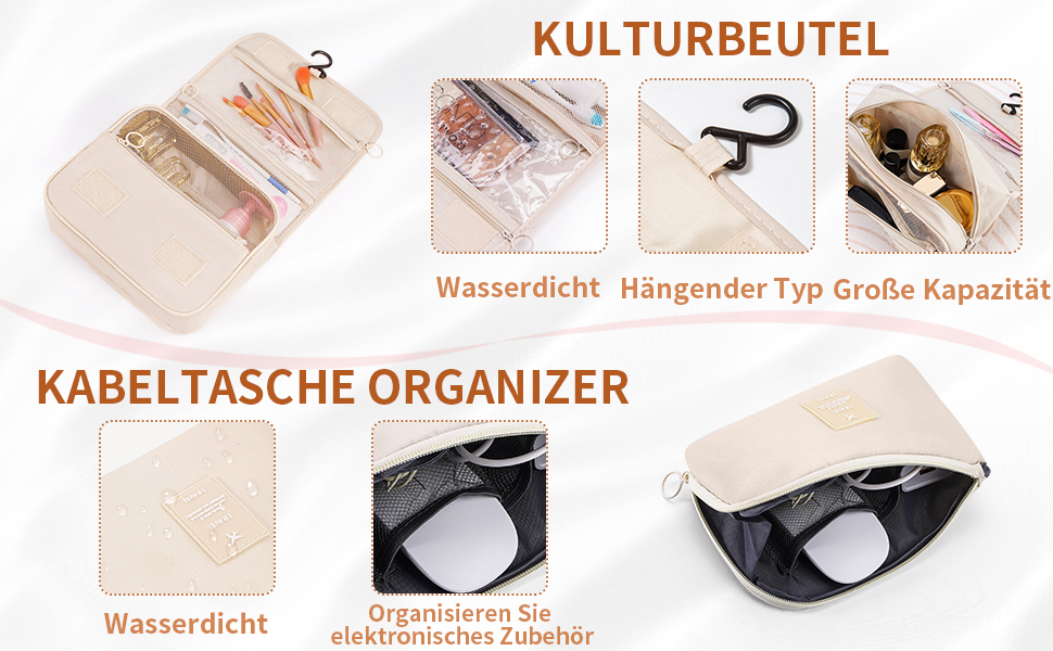 Органайзери для валіз, дорожні аксесуари, водонепроникні сумки-органайзери, 10 шт. Бежевий (Рожевий-11 шт.)