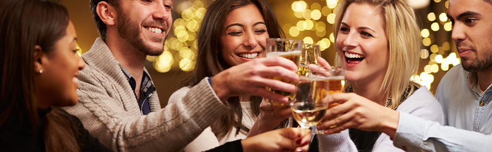 Башня для напоїв TJ.MOREE на 8 келихів Aperol Baum – підставка для коктейлів, подарунок для жінок, рожевий коктейльний столик для шампанського