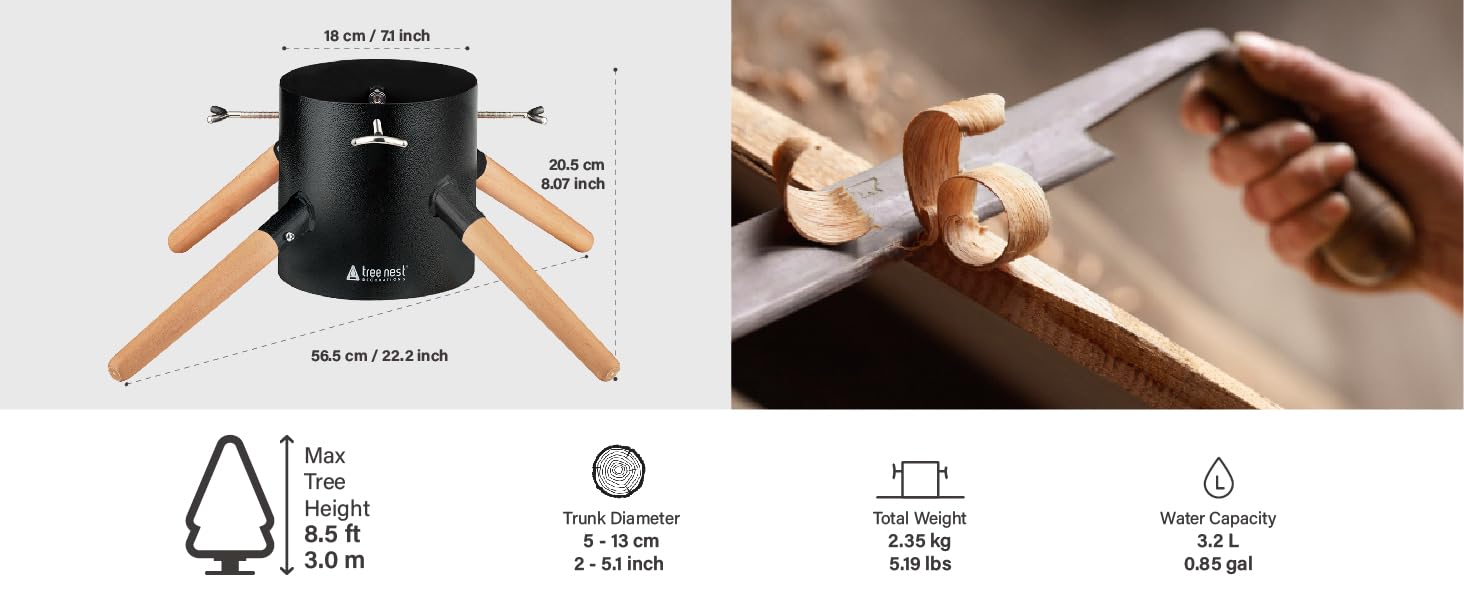 Підставка для ялинки з водою, для великих ялин, до 3м, діаметр стовбура 5-13см - Family Christmas Tree Stand