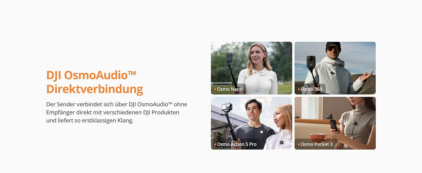 Беспроводной петличный микрофон DJI Mic 2 (Perlweiß) с Bluetooth, шумоподавлением, 48 кГц/32-bit Float, дальность 250 м для камеры, телефона, видеоблога