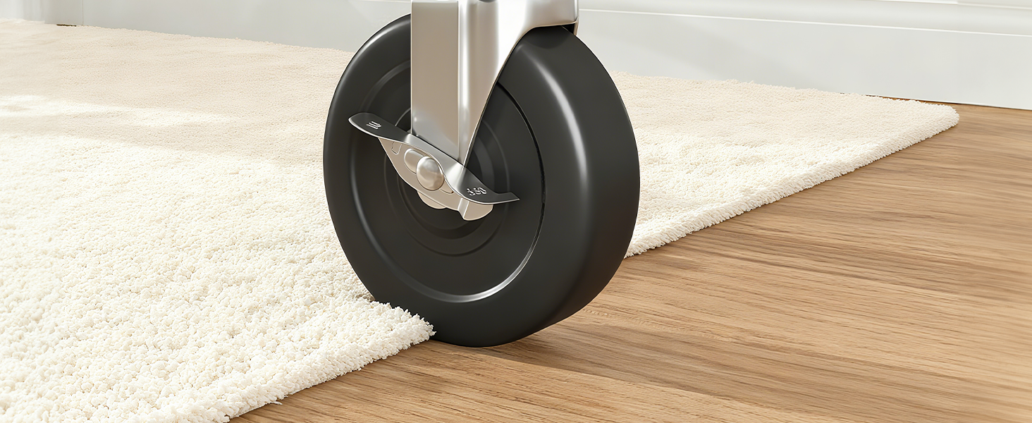 Подвійний мобільний вішак для одягу з кошиком для білизни, металевий (110 кг), білий - міцний вішак для пальт, суконь, светрів