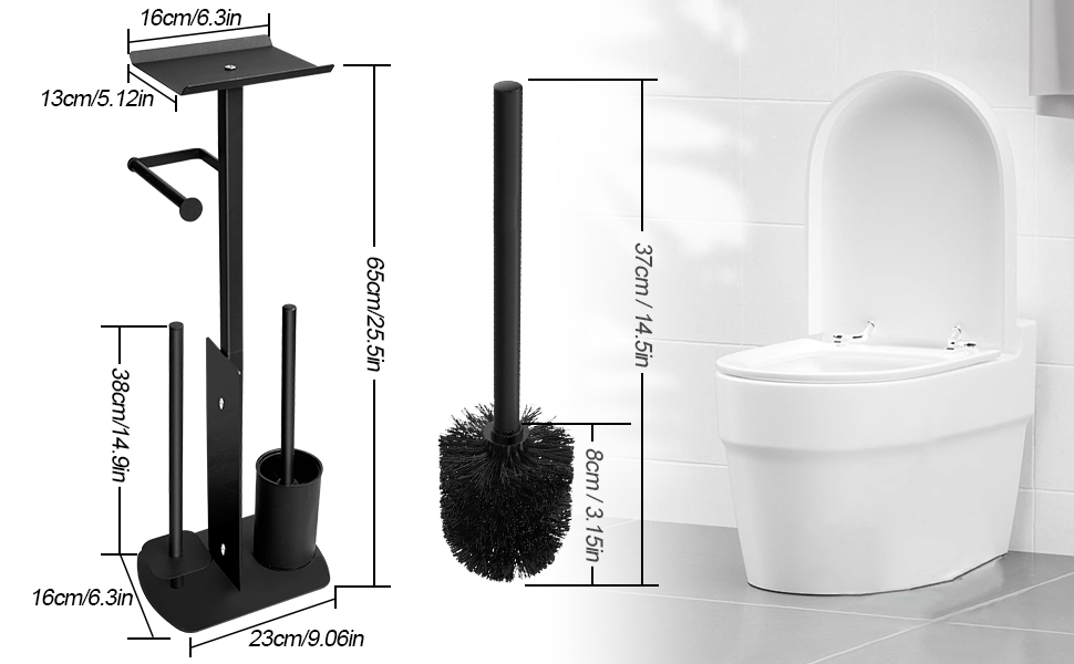 Тримач туалетного паперу з щіткою для унітазу з нержавіючої сталі. Набір для ванної кімнати з боксом для вологих серветок.
