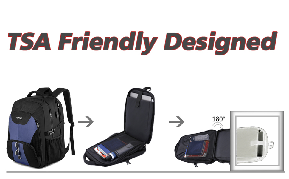 Жіночий рюкзак LIWAG 50L, водонепроникний, з відділенням для ноутбука 17 дюймів, USB-порт, антикрадійний, для роботи, подорожей, школи (блакитний)