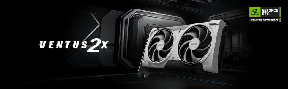 Відеокарта MSI GeForce RTX 5060 Ti Ventus 2X OC Plus 16GB GDDR7, PCIe 5.0
