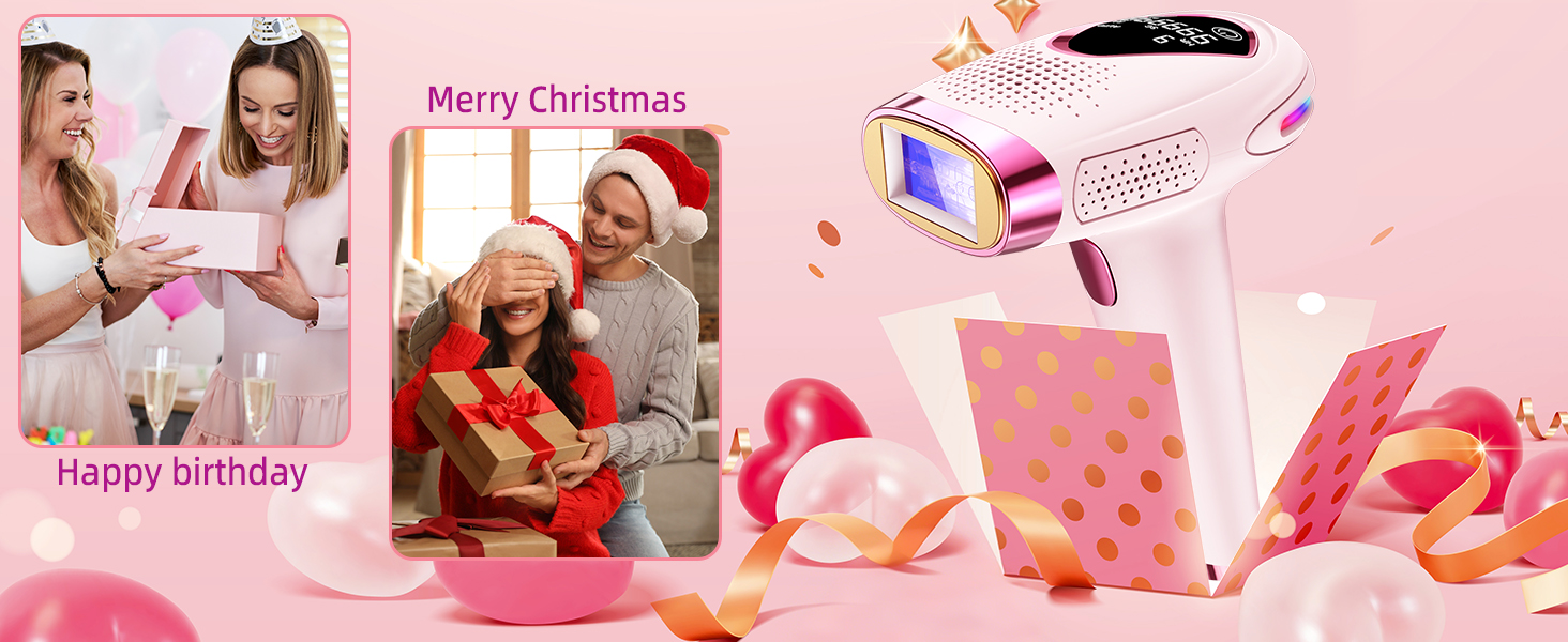 Епілятор IPL з лазером, 6.8 см², 3-в-1 для дому: обличчя, інтимна зона, ноги. 2 змінні насадки, HR/SC/RA технології. Для жінок