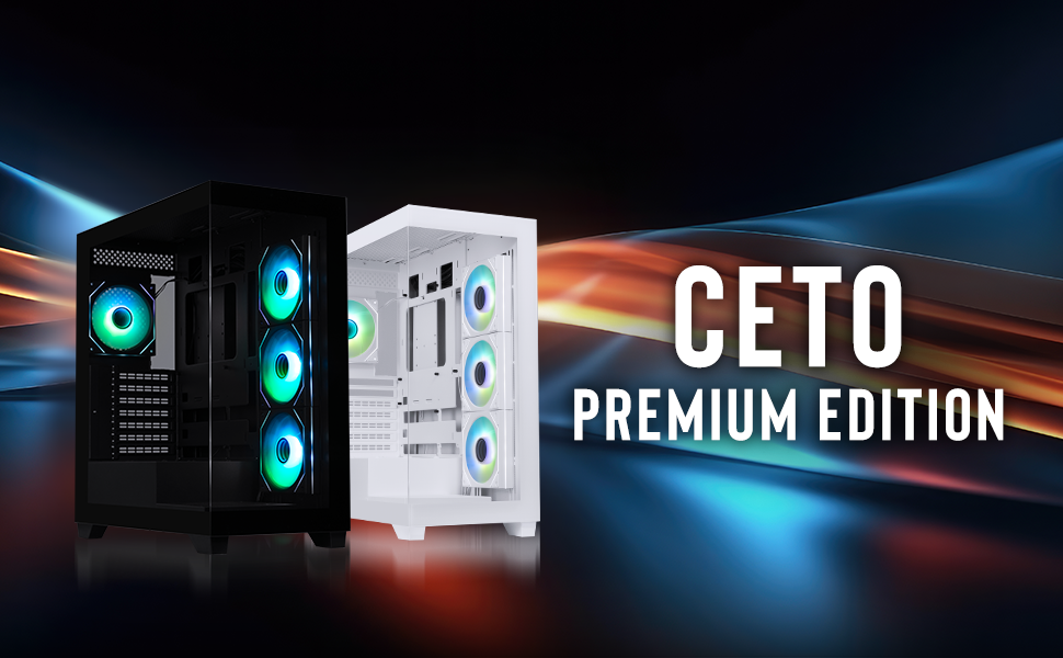 Корпус ПК BitFenix CETO Premium Edition Mid Tower (Чорний)