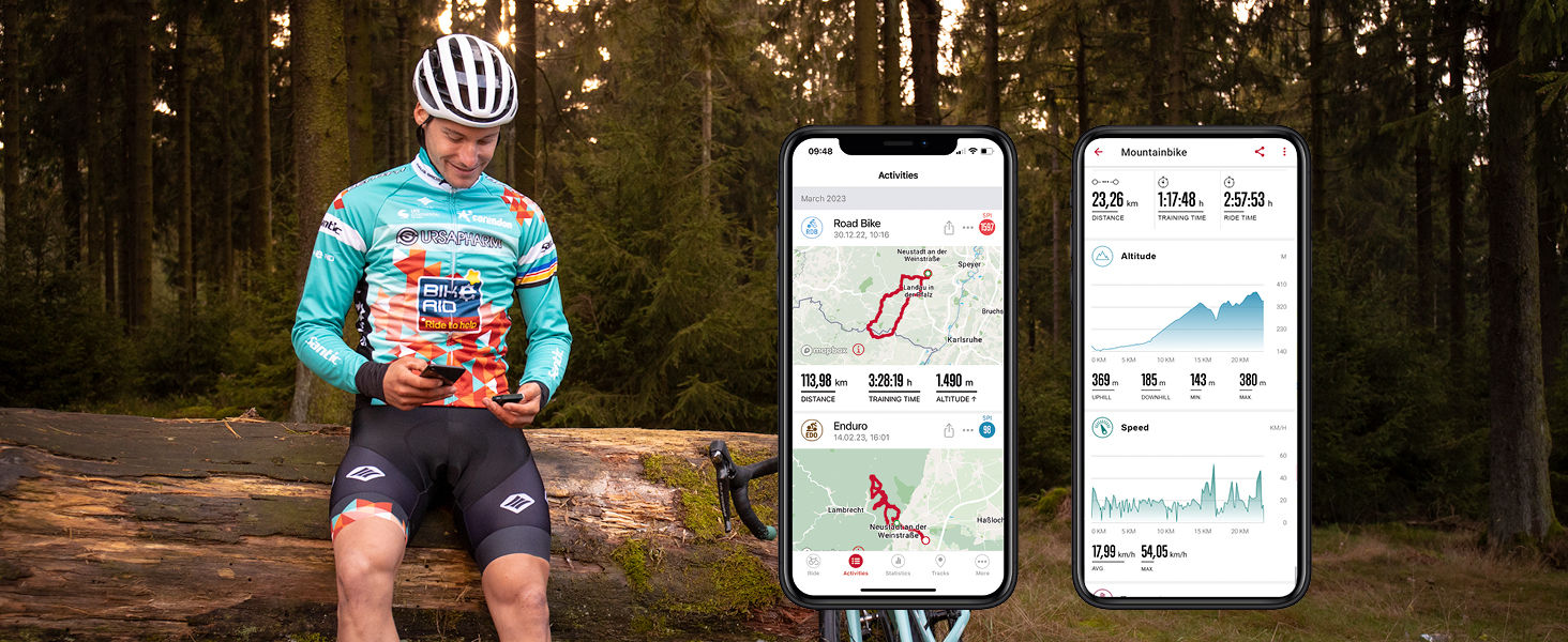 Велокомп'ютер SIGMA ROX 2.0 GPS, бездротовий, чорний, навігація, сумісний з електровелосипедом, USB-C, ANT+, BLE, водонепроникний IPX7, легке встановлення, велотахометр