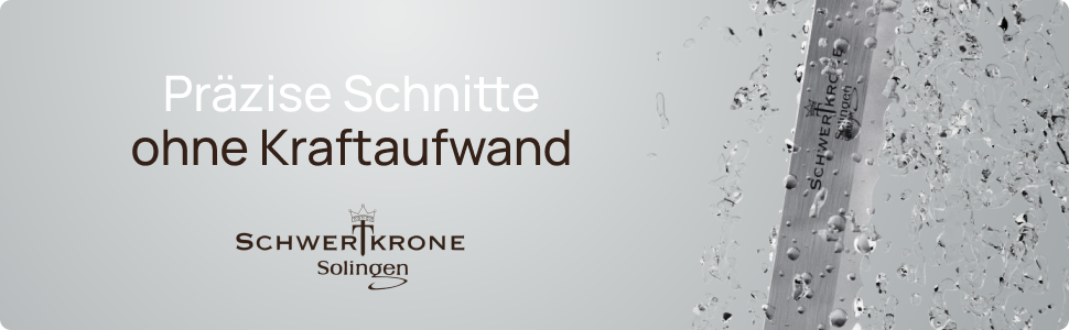 Ніж для хліба Schwertkrone® з хвилястим лезом, 19 см - Ніж для нарізання хліба та булочок з нержавіючої сталі, зроблене в Золінгені, Німеччина