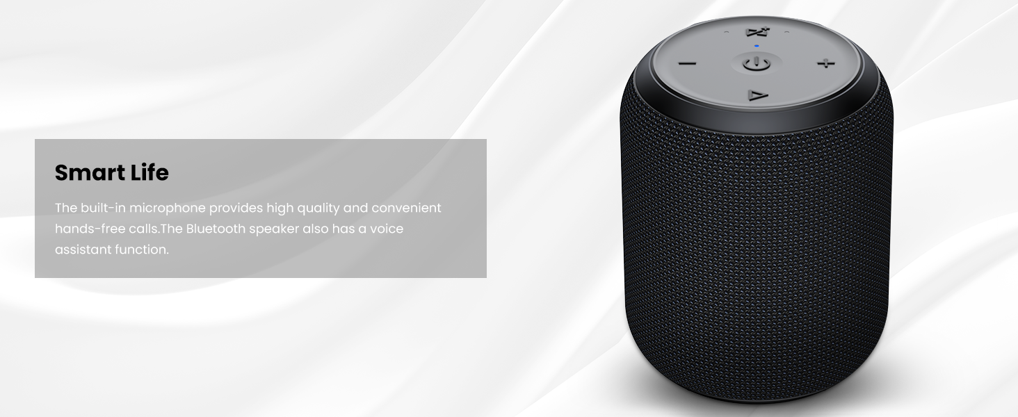 Bluetooth колонка NOTABRICK портативна, водонепроникна IPX67, бездротова 5.0, стерео бас, акумулятор 15 год, підтримка SD/TF/AUX, для дому, вулиці, пляжу, подорожей (чорна)