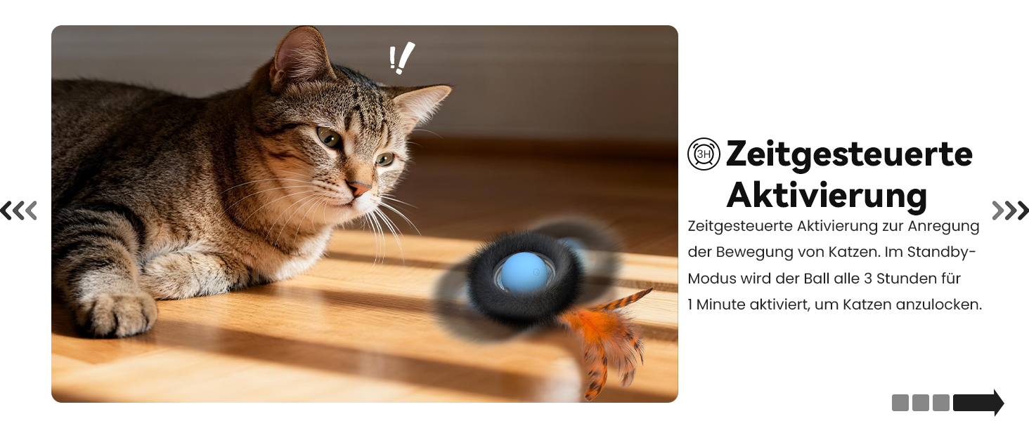 Іграшка для котів, інтерактивна куля з лабіринтом, автоматична мишка з пір'ям, мисливська іграшка, подарунок для кота