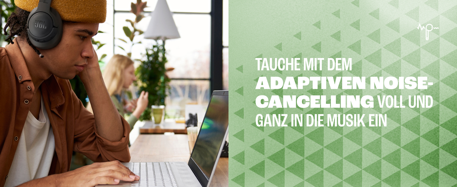 Навушники JBL Tune 770 NC – бездротові, з активним шумозаглушенням, блакитні