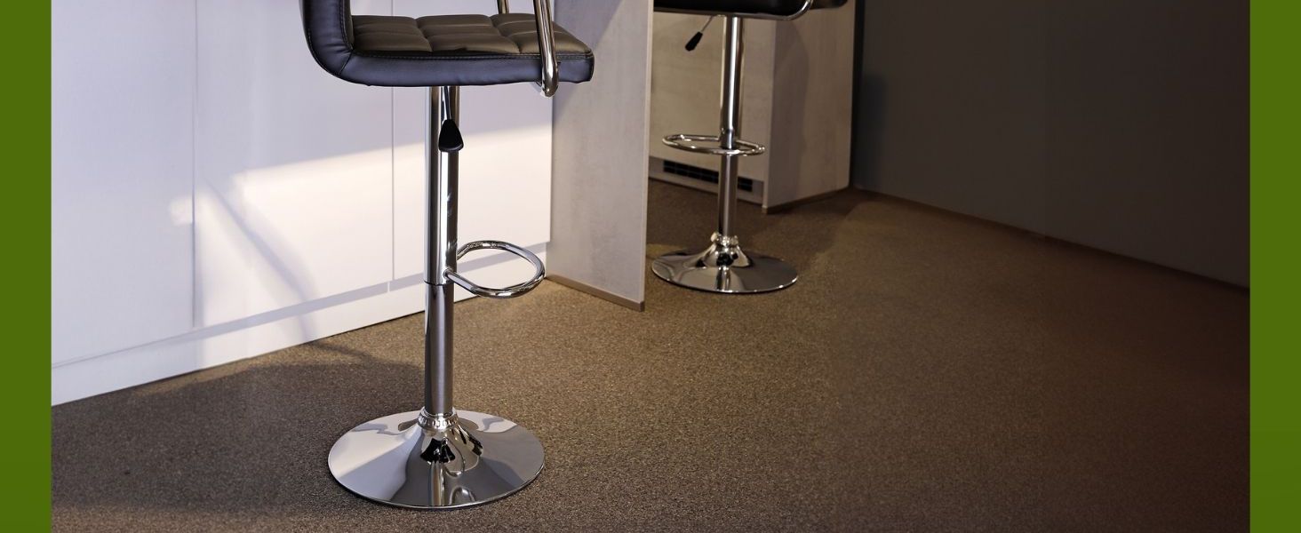 Dibea 2-Piece Swivel Bar Stools - Adjustable Height, 130kg Capacity, Black - Model 1 (Model 6)