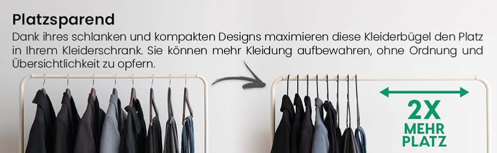 Набір з 30 чорних вішалок для одягу Iris Ohyama CHM-39, 39 см, пластик