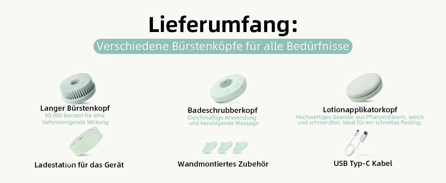 Електрична щітка для спини Gentle Exfoliating, для глибокого очищення, з довгим ручним, для жінок, чоловіків, літніх людей, рожевого (блідо-зеленого) кольору