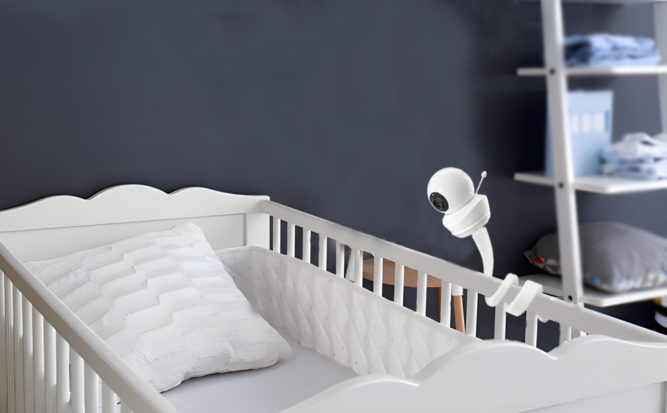 Кріплення для дитячого відеоняні: сумісне з GHB, BOIFUN, Momcozy, Babysense, Cmanera (18.3 дюймів)