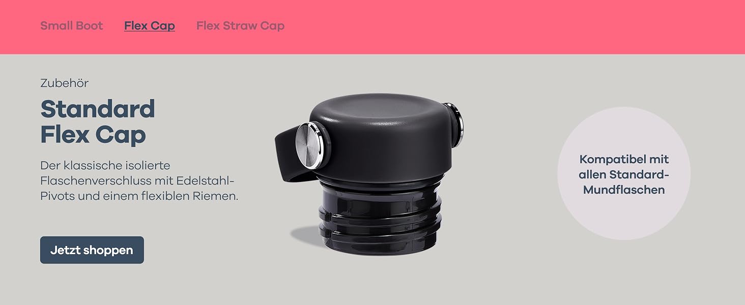 Термос-пляшка Hydro Flask Standard Flex Cap 621 мл — сталева ізольована пляшка для напоїв, герметична, Surf Surf