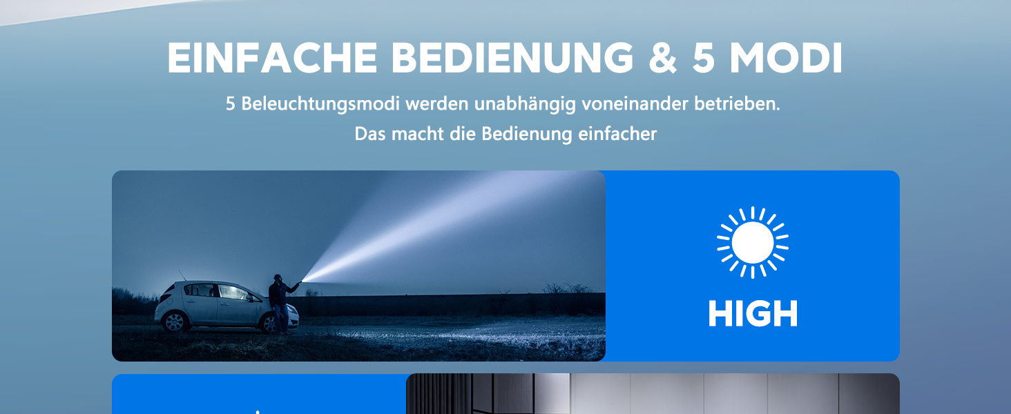 LED ліхтарик GEARLITE EDC Mini - 5000 люмен, 5 режимів, акумуляторний, IPX4, магнітна кришка