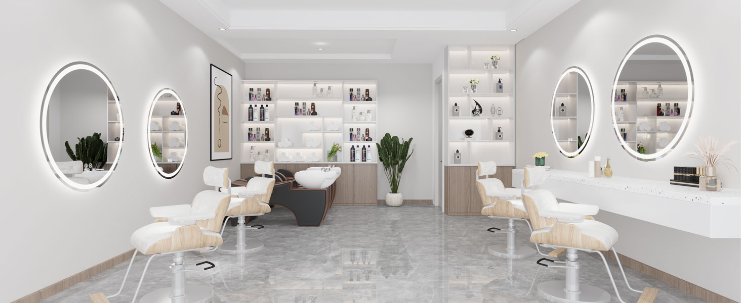 Дзеркало для ванної кімнати Dripex круглої форми з підсвічуванням LED, сенсорне керування, регулювання яскравості, 3 кольори світла, запобігання запотіванню, 60x60 см (Bluetooth, запобігання запотіванню, 3 кольори, регулювання яскравості)