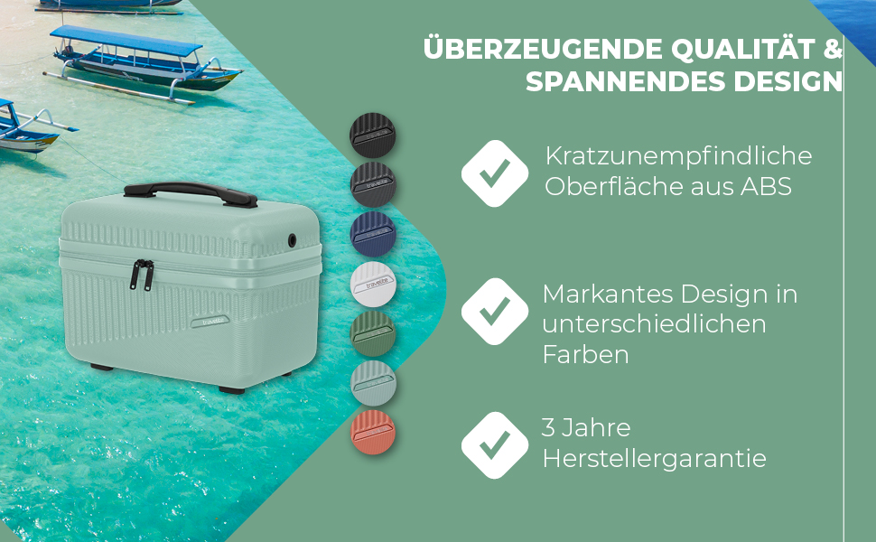 Чемодан Travelite Bali 67 см, середній, 65 літрів, зелений, з TSA замком