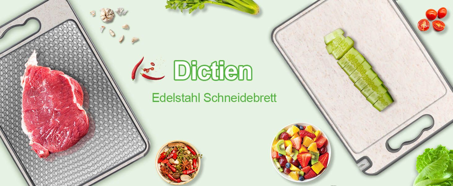 Нержавійна дошка для нарізання, двостороння, з сіткою, з канавкою для соку, з антиковзким бортиком, придатна для миття в посудомийній машині