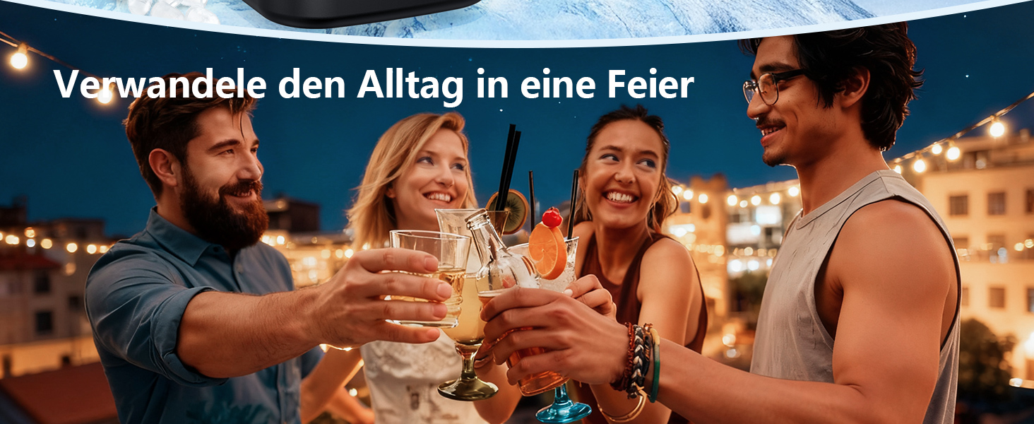 Машина для приготування льоду Eiswürfelmaschine Klein: портативна, 12 кг/24 год, 8 кубиків за 6 хв, 2 розміри, самоочищення для дому, кухні, кемпінгу, вечірки, RV