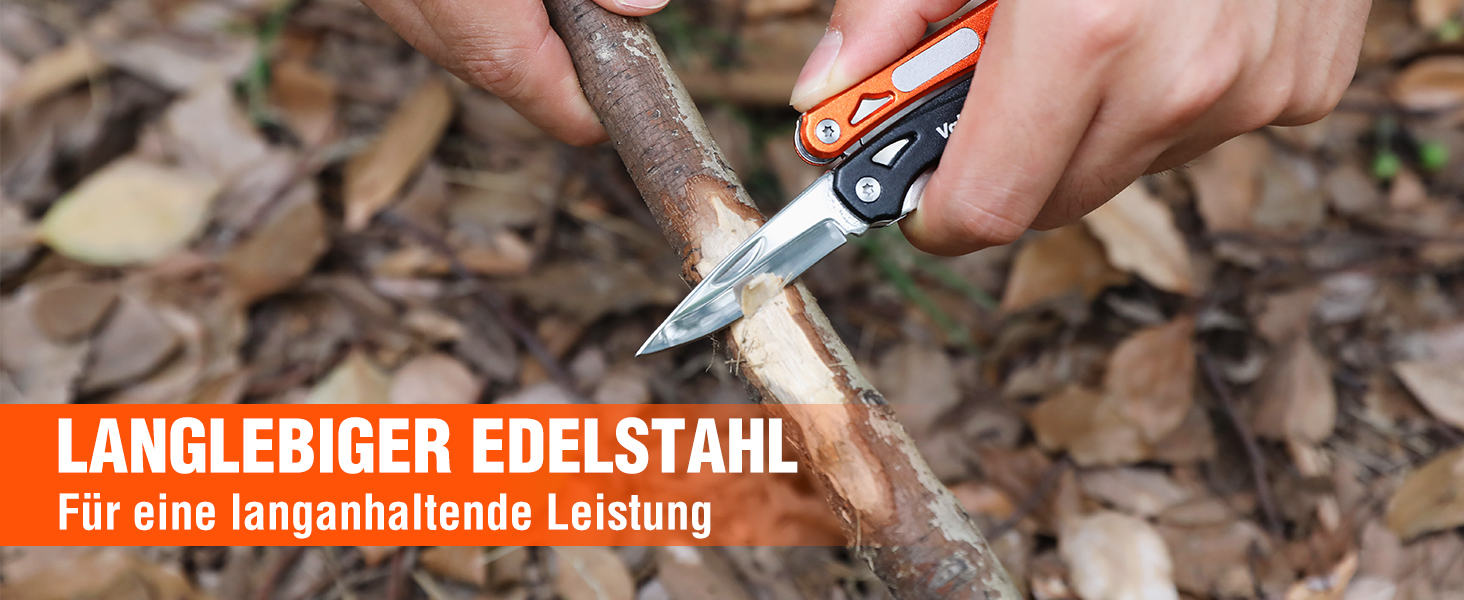 Мультитул ValueMax 9-в-1: мультиінструмент з плоскогубцями та ножем для кемпінгу та ремонту