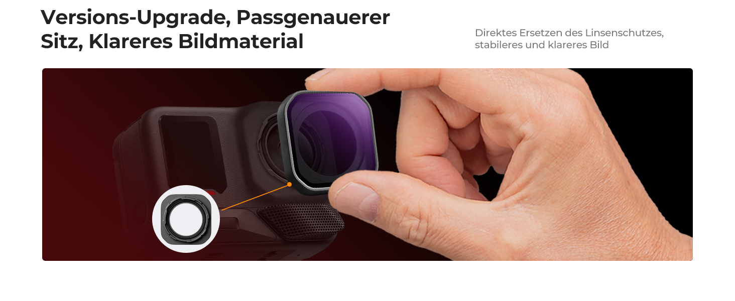 Набір фільтрів K&F CONCEPT ND+PL для Insta360 Ace Pro 2: нейтральні та поляризаційні фільтри, оптика HD, багатошарове покриття (ND8+ND16+ND32+PL)