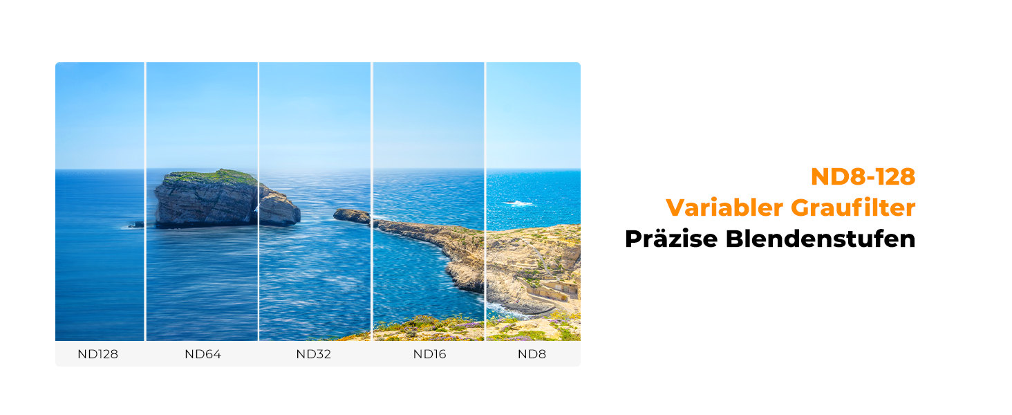 Фільтр ND K&F Concept 82mm Магнітний Змінний Градуйований (ND8-128) з Адаптером, Nano-Xcel