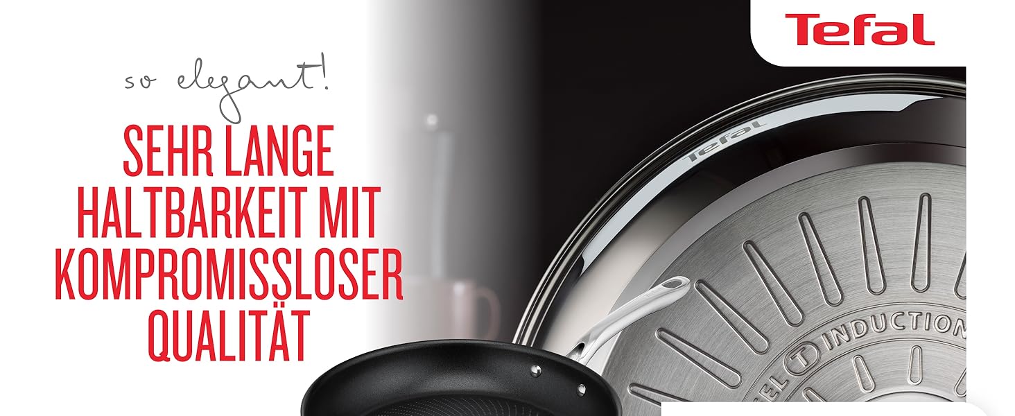 Сковорода Tefal Infinite Induction 28 см з антипригарним покриттям та індикатором температури