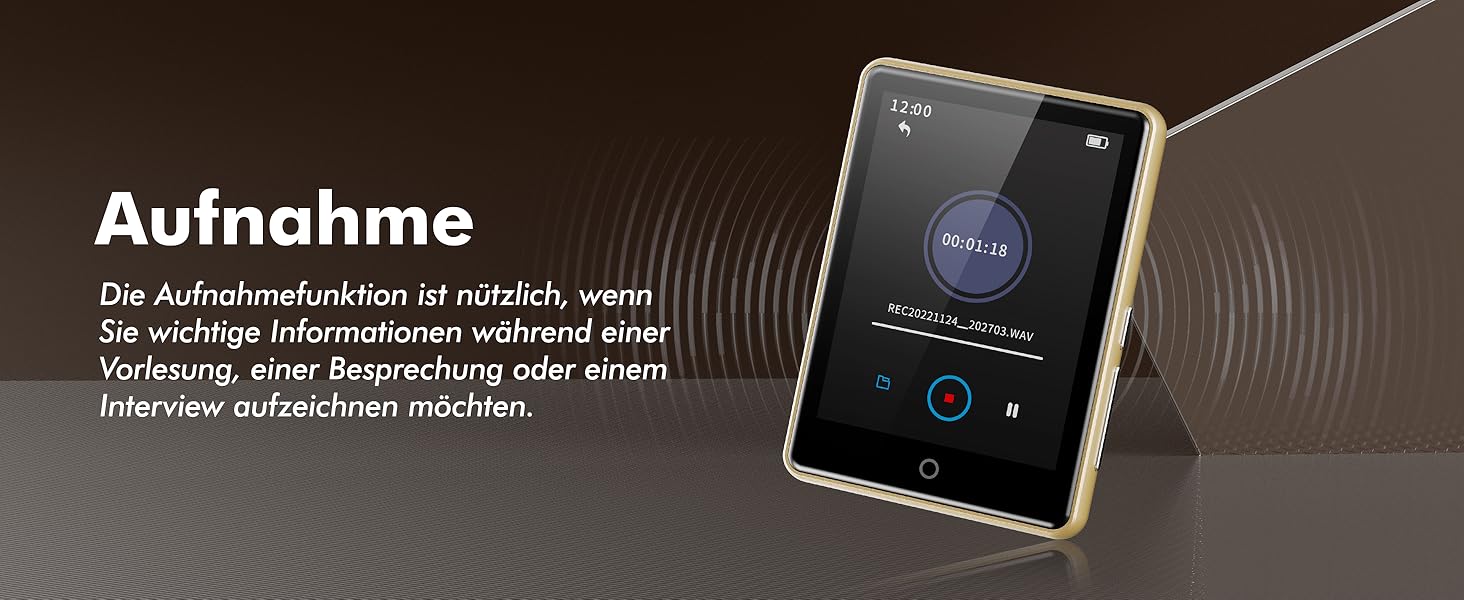 MP3 плеєр для дітей 64GB з Bluetooth 5.3, 2.8