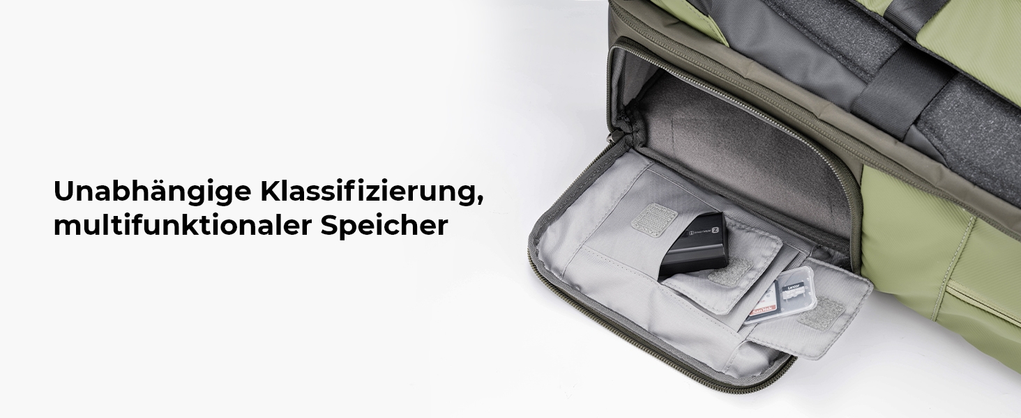 Рюкзак для камери K&F CONCEPT 20L, водонепроникний, з відділенням для ноутбука 15.6