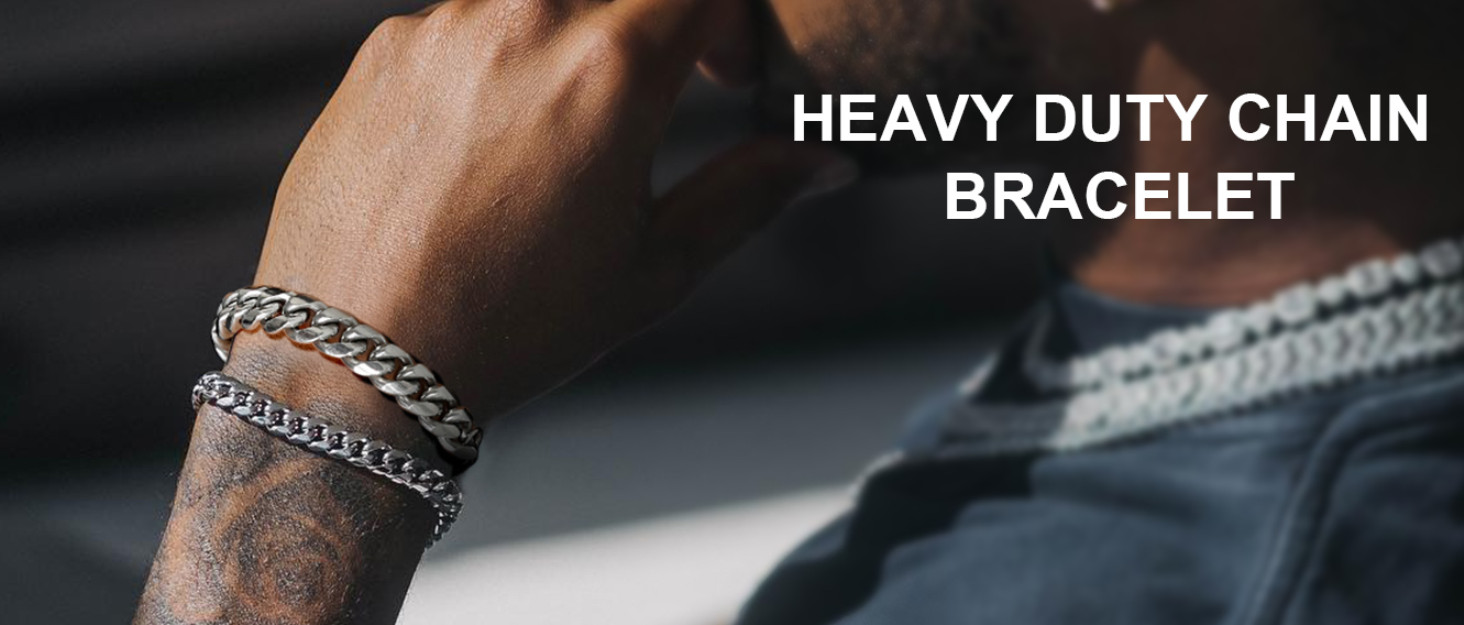 Чоловічий браслет JewelryWe з нержавіючої сталі з вовком, плетіння, стиль вікінг/байкер, відкритий браслет, срібло/золото/чорний, еластичний
