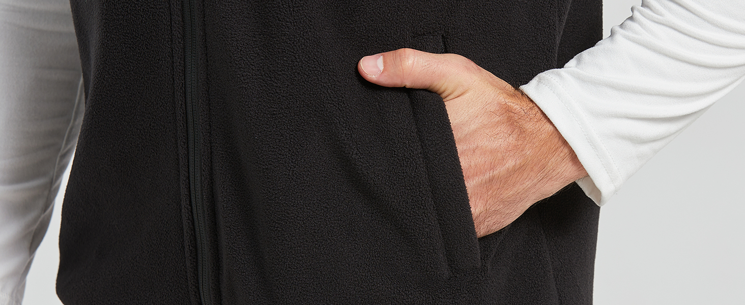 Тепла флісова жилетка для чоловіків з регулюванням 3 рівнів нагріву, 5 зон нагріву, чорна, XXL. Підходить для активного відпочинку: їзди на конях, катання на лижах, риболовлі. (Акумулятор не входить до комплекту)